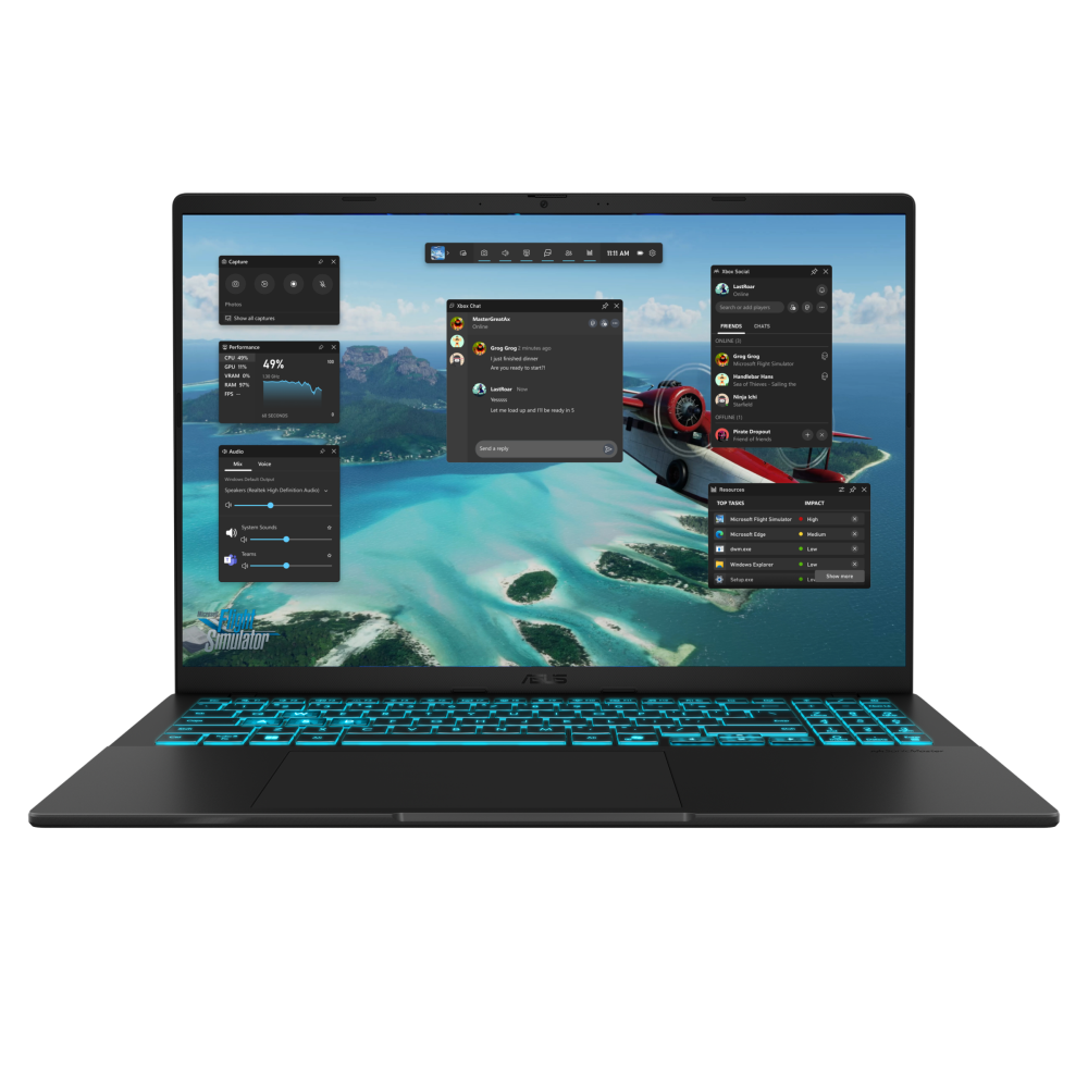 ASUS 16" CORE 7 240H - 16GB DDR5 RAM - 512GB NVME - 8GB RTX 5070 W11H / VIVOBOOK V16 V3607VP-RP012W-