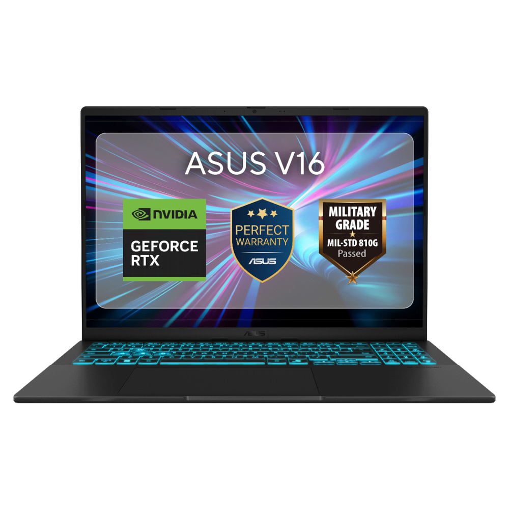 ASUS 16" CORE 7 240H - 16GB DDR5 RAM - 512GB NVME - 8GB RTX 5070 W11H / VIVOBOOK V16 V3607VP-RP012W-