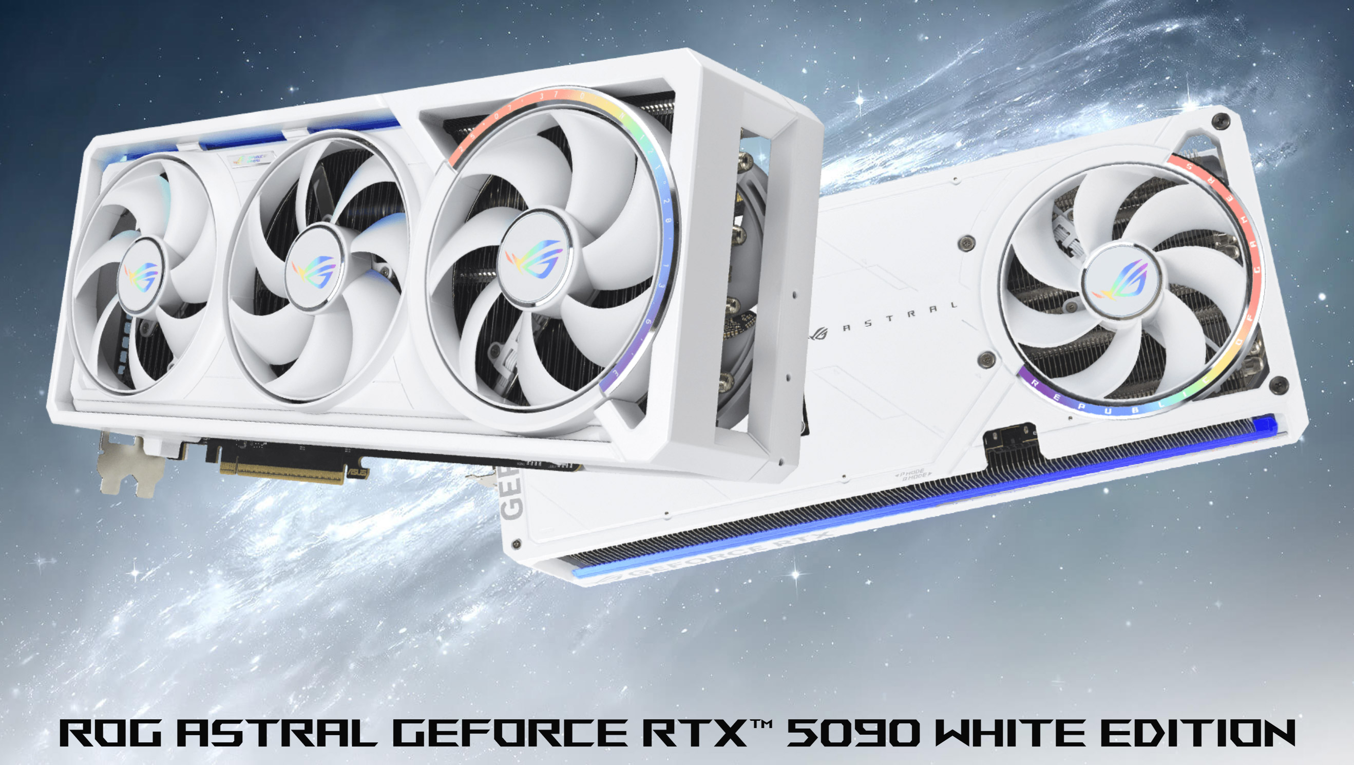 ASUS 32GB ROG ASTRAL RTX5090-O32G-WHITE GDDR7 512bit HDMI DP PCIe 5.0