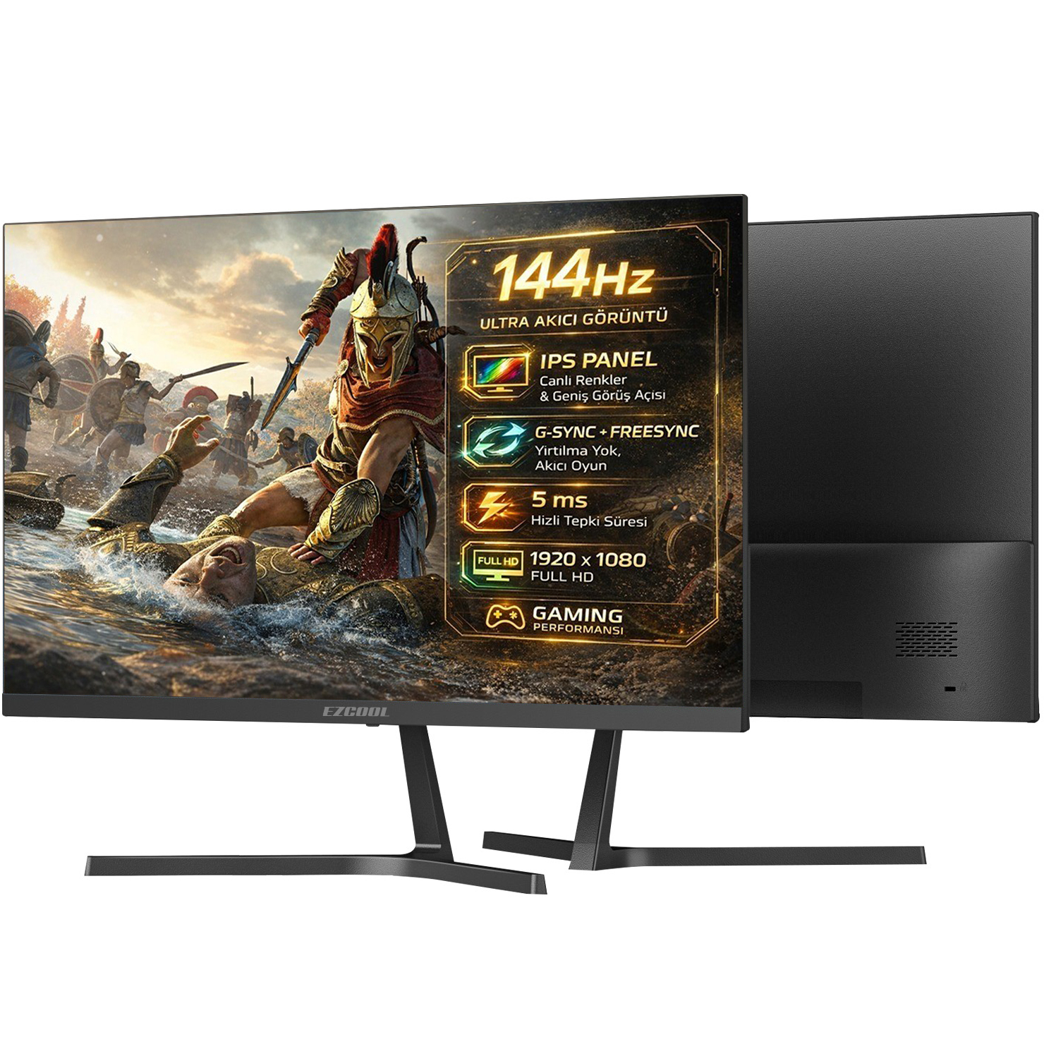 EZCOOL 27" IPS  CORP EZP27 5ms 144Hz HDMI Gaming Monitör (1920 X 1080)