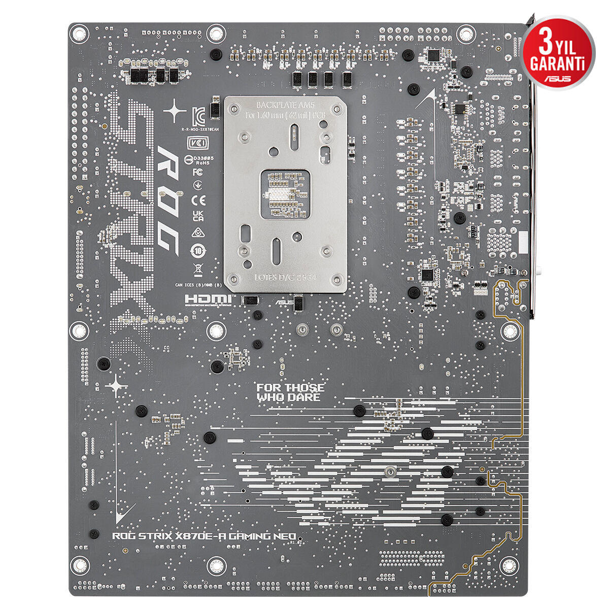 ASUS ROG STRIX X870E-A GAMING WIFI7 NEO DDR5 HDMI PCIE 5.0 AM5 ATX Anakart