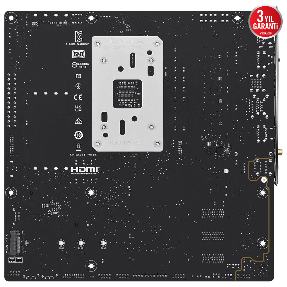 ASUS B850 MAX GAMING WIFI6E DDR5 HDMI-DP PCIE 5.0 AM5 ATX