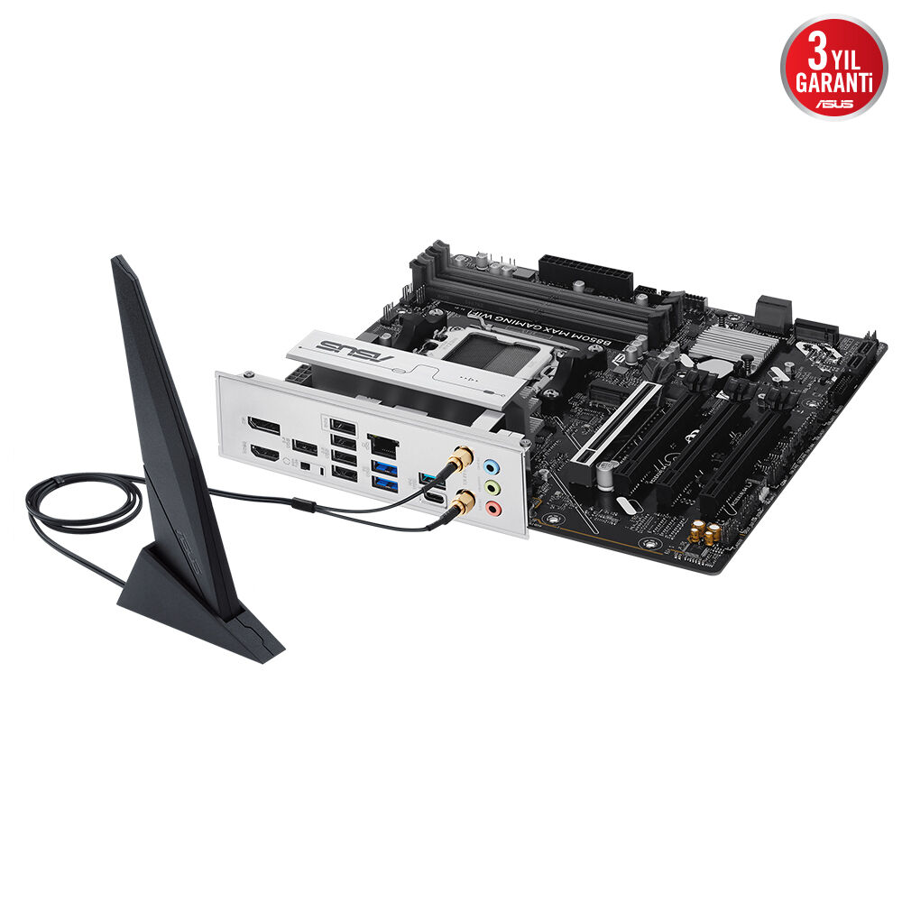 ASUS B850 MAX GAMING WIFI6E DDR5 HDMI-DP PCIE 5.0 AM5 ATX