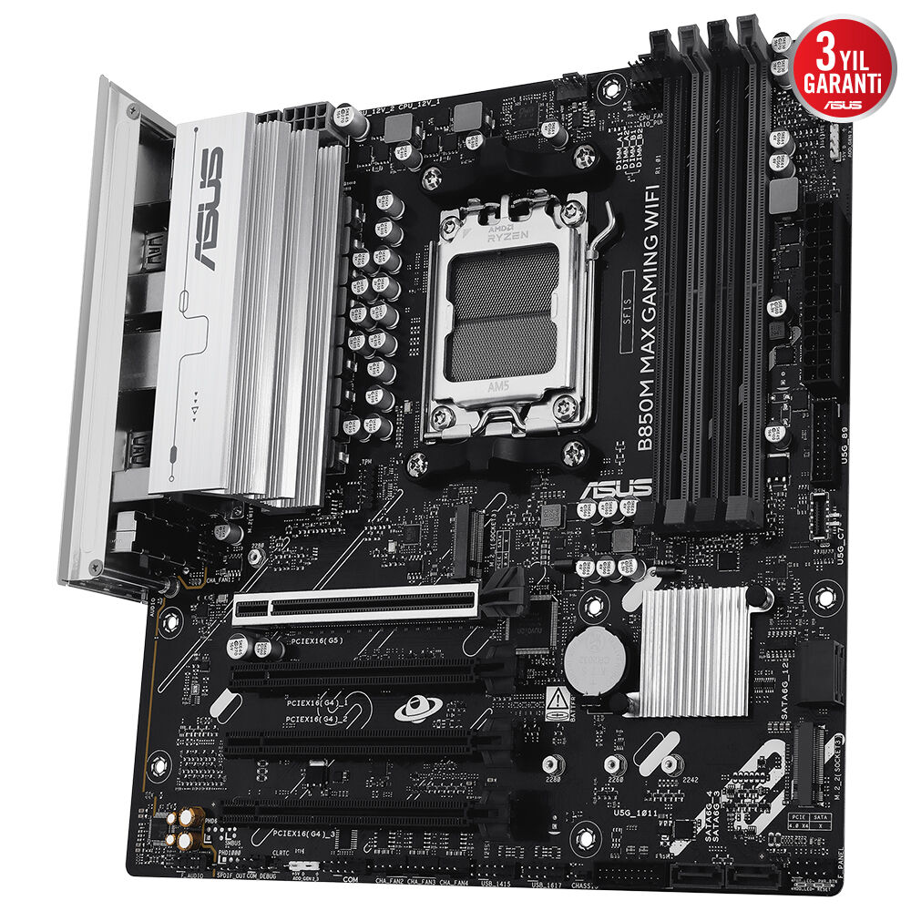 ASUS B850 MAX GAMING WIFI6E DDR5 HDMI-DP PCIE 5.0 AM5 ATX