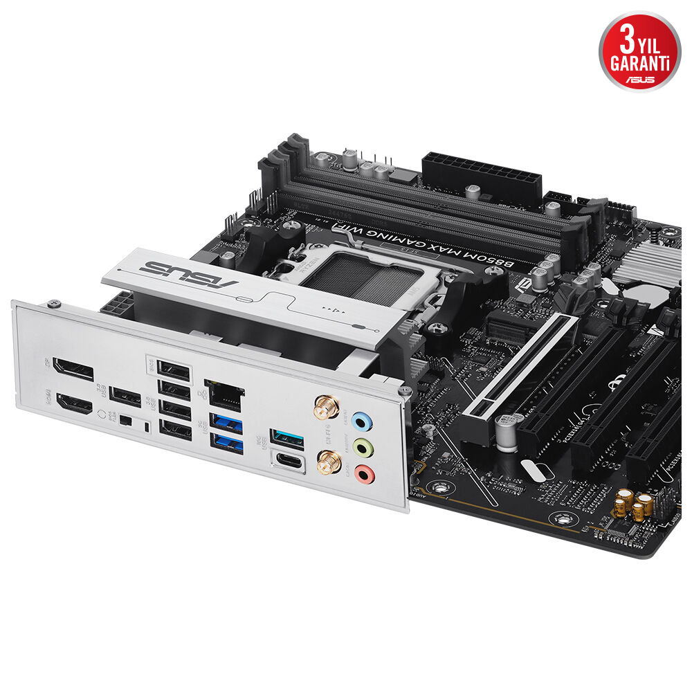 ASUS B850 MAX GAMING WIFI6E DDR5 HDMI-DP PCIE 5.0 AM5 ATX