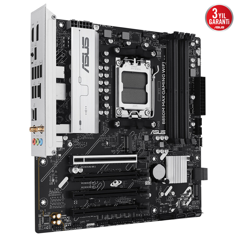 ASUS B850 MAX GAMING WIFI6E DDR5 HDMI-DP PCIE 5.0 AM5 ATX