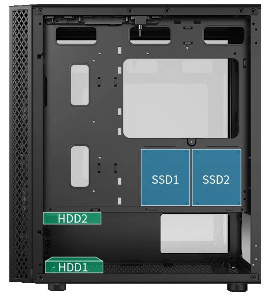 AZTECH 600w SKYLINE AZT04 RGB Gaming Mid-Tower Pc Kasası