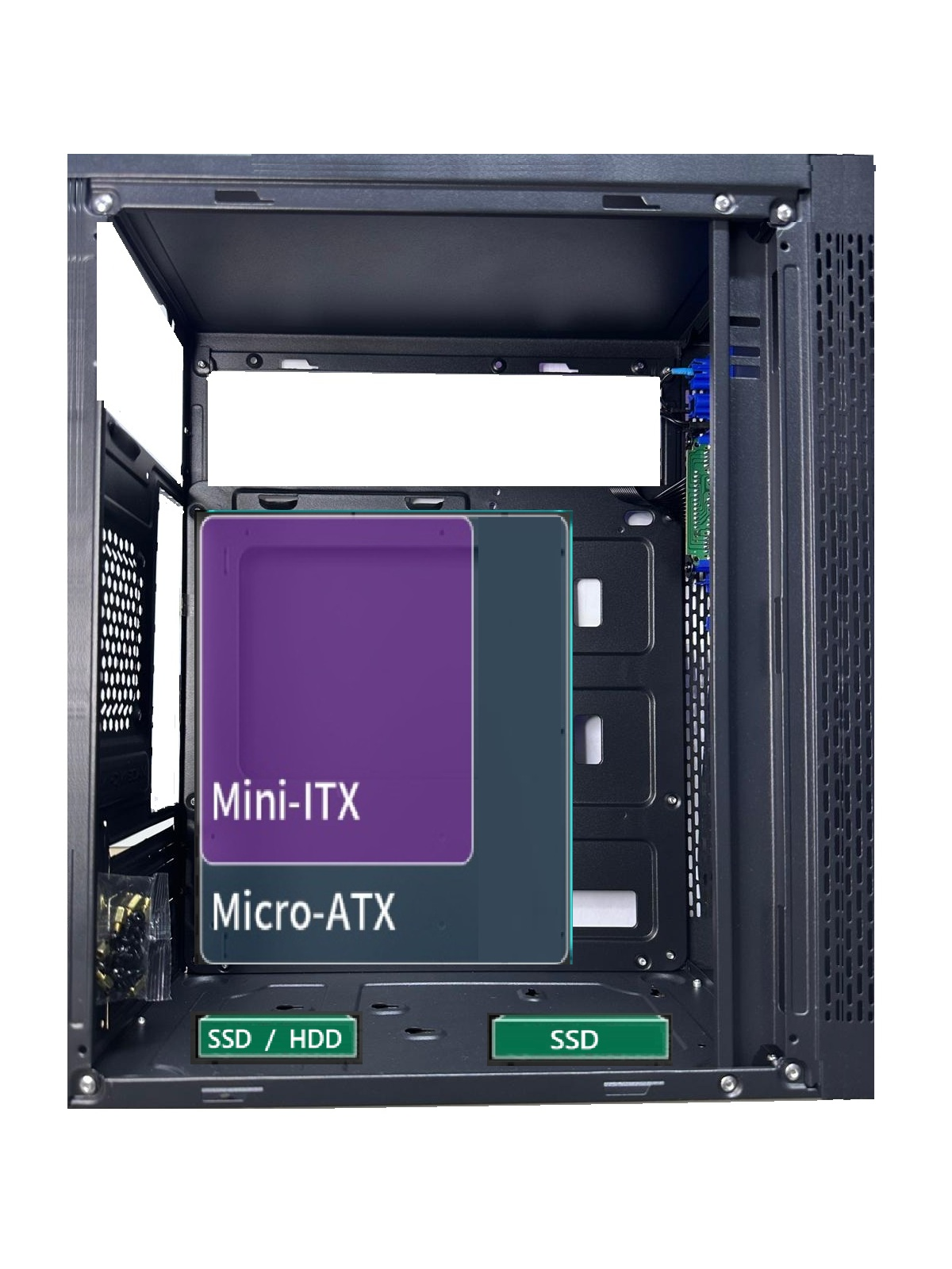 AZTECH 600w TITAN AZT02 Standart Micro-Tower PC Kasası