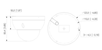 DAHUA 4MP DOME IP Kamera IPC-HDBW2441R-ZAS-27135