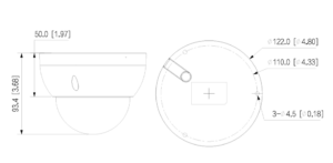 DAHUA 4MP DOME IP Kamera IPC-HDBW2441R-ZAS-27135