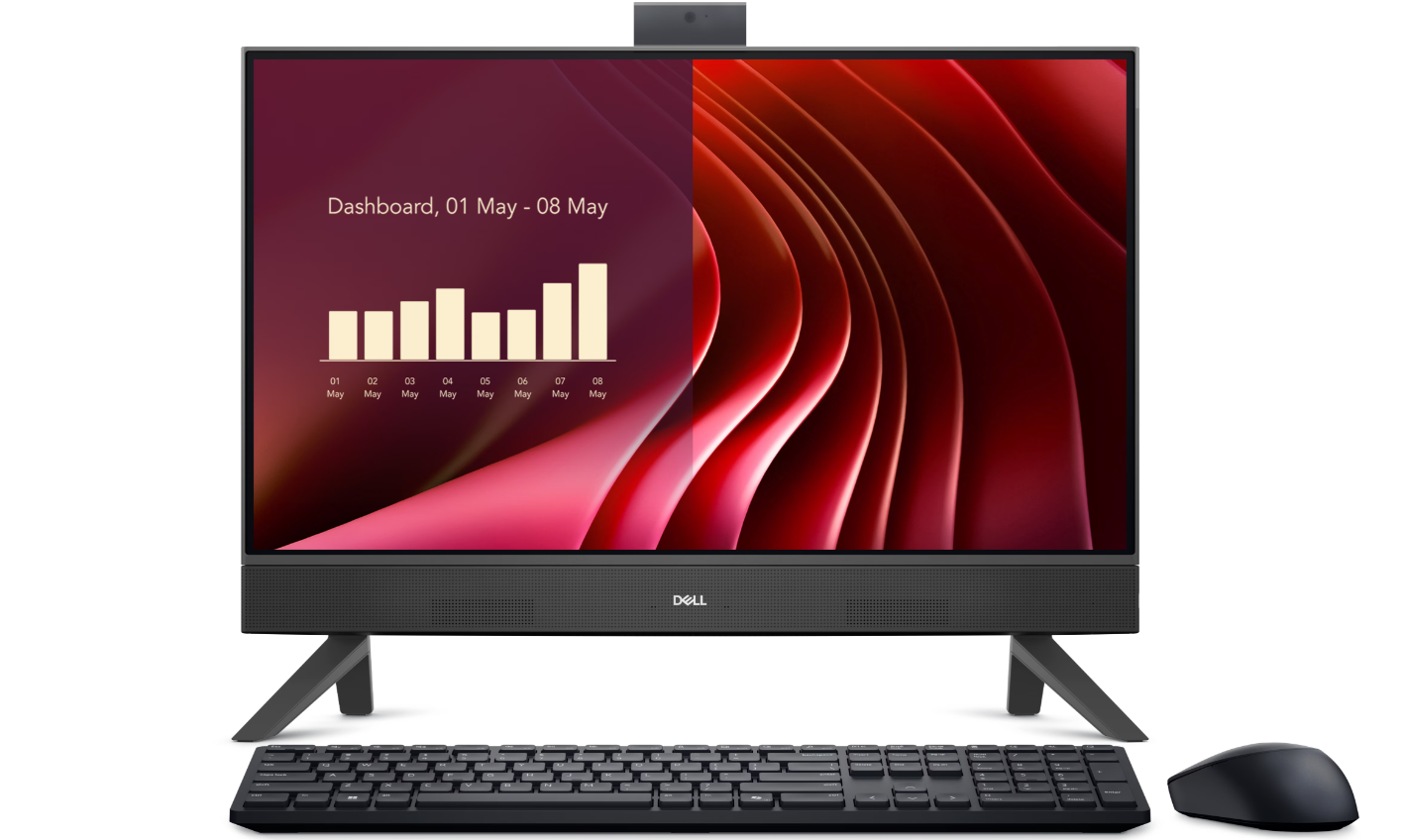 DELL AIO 23.8" CORE i5 1334U - 16GB DDR4 RAM- 1TB SSD W11H / EC24250RPLUR006H ikinci görünüm