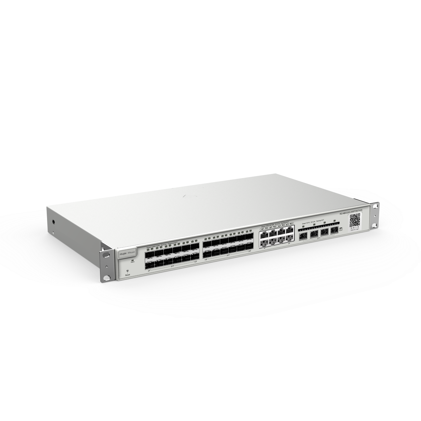 RUIJIE 24port GIGABIT 24X SFP / 4X 10GbE Yönetilebilir Switch RG-NBS3200-24SFP/8GT4XS