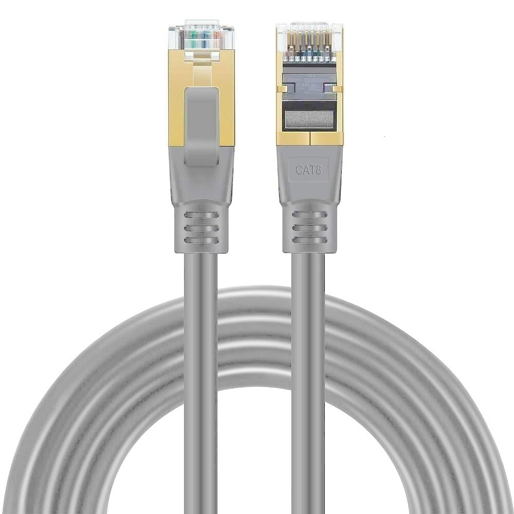 INCA 1metre CAT8 S/FTP ICAT8-01G Gri Patch Kablo ikinci görünüm