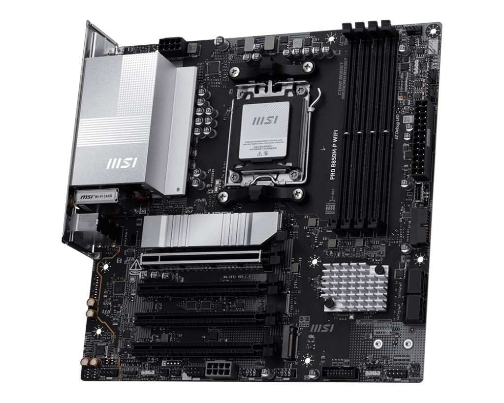 MSI PRO B850M-P WIFI DDR5 HDMI-DP PCIE 5.0 AM5 MATX