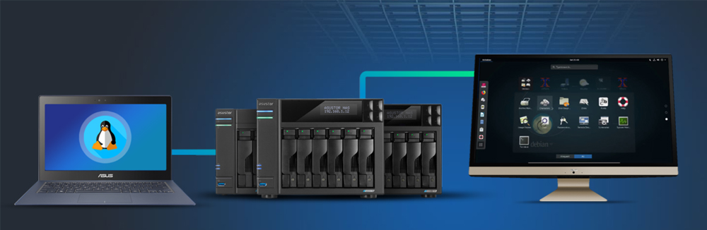 ASUSTOR AS6706T CELERON QC- 8 GB RAM- 6-diskli Nas Server (Disksiz)
