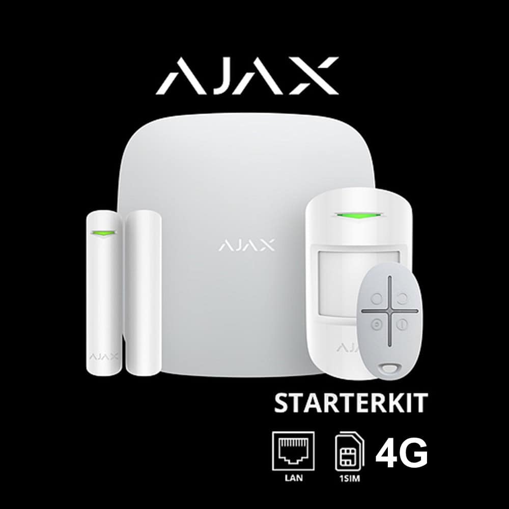 AJAX Starterkit 4G Alarm Seti Beyaz ikinci görünüm