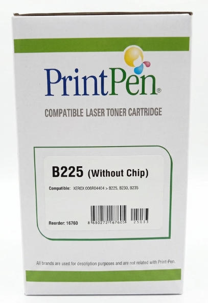 PRINTPEN XEROX B225,B230,B235 (006R04404) Chipsiz (6K) Siyah Toner