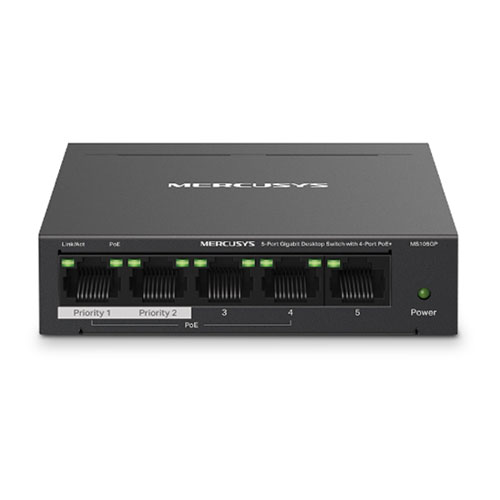 TP-LINK 5port 65w 4port PoE MS105GP GIGABIT Yönetilemez Switch