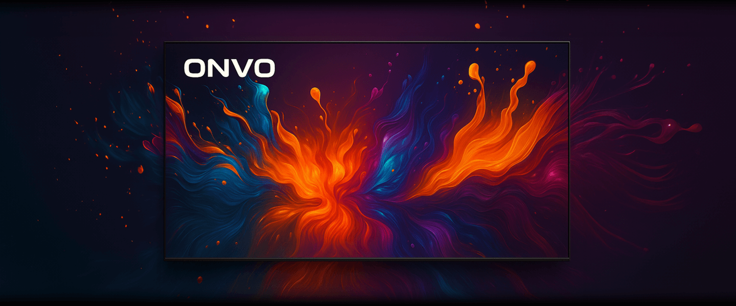 ONVO 55VQ90F3UA 55'' 140 Ekran Uydu Alıcılı 4K Ultra HD Google Smart QLED TV