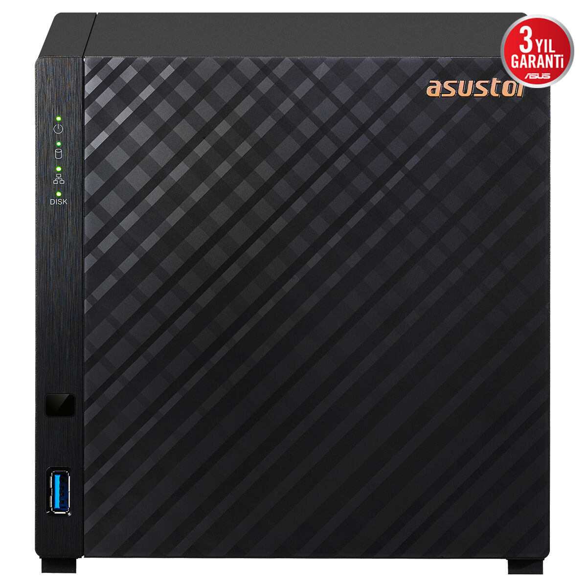 ASUSTOR 4diskli Realtek QC-1GB RAM-2.5GbE Nas Server AS1204T ikinci görünüm