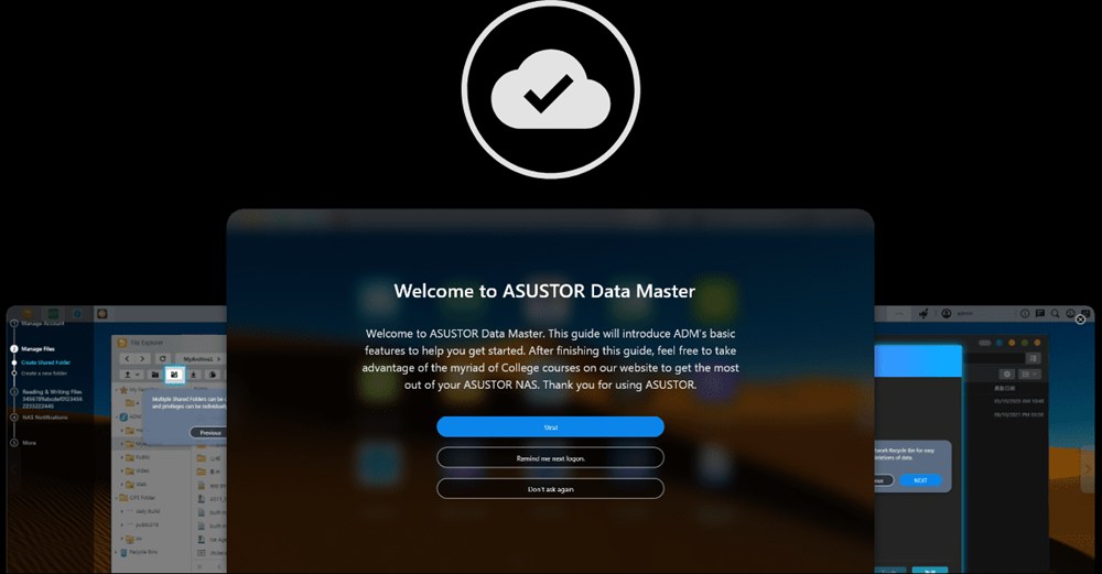ASUSTOR 4diskli Realtek QC-1GB RAM-2.5GbE Nas Server AS1204T