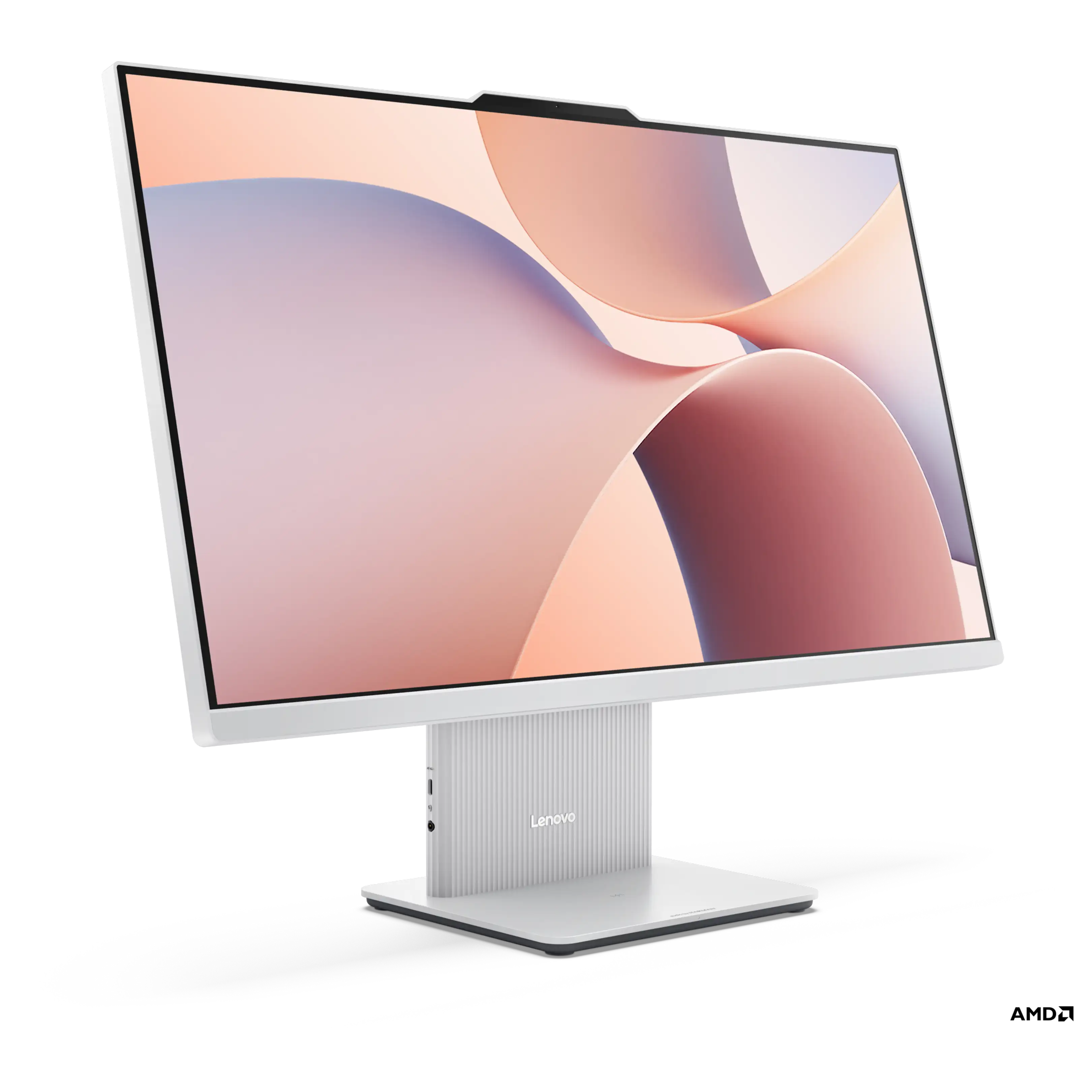 LENOVO AIO 27" Ryzen 7 7735HS 8GB DDR5 RAM - 512GB NVME O/B UHD FDOS / IDEACENTRE F0HQ00ADTR Beyaz