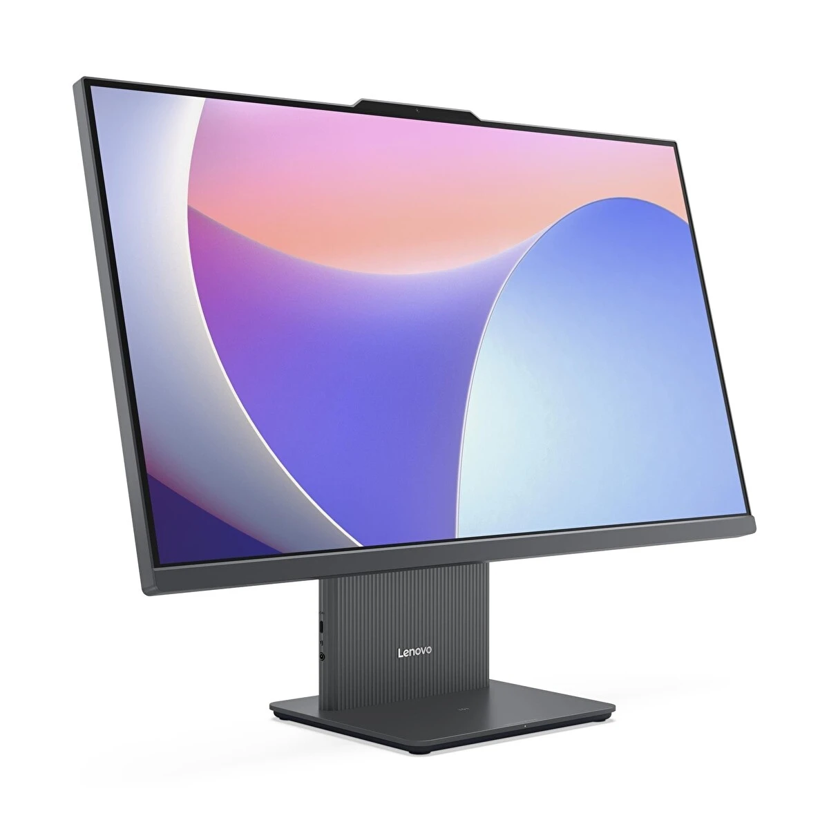 LENOVO AIO 27" Ryzen 7 7735HS 8GB DDR5 RAM - 512GB NVME O/B UHD FDOS / IDEACENTRE F0HQ00ACTR Siyah ikinci görünüm