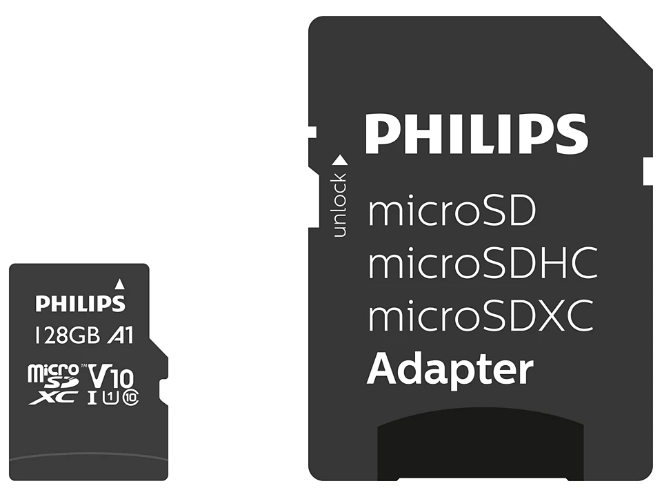 PHILIPS MicroSD 128GB FM12MP45B/00 Class10 Hafıza Kartı ikinci görünüm
