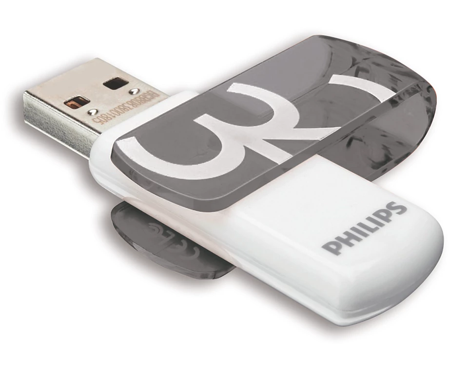 PHILIPS 32GB USB 2.0 Vivid FM32FD05B/00 Gölge Grisi Taşınabilir Bellek