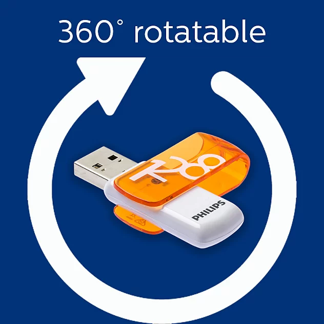 PHILIPS 128GB USB 2.0 Vivid FM12FD05B/00 Turuncu Taşınabilir Bellek
