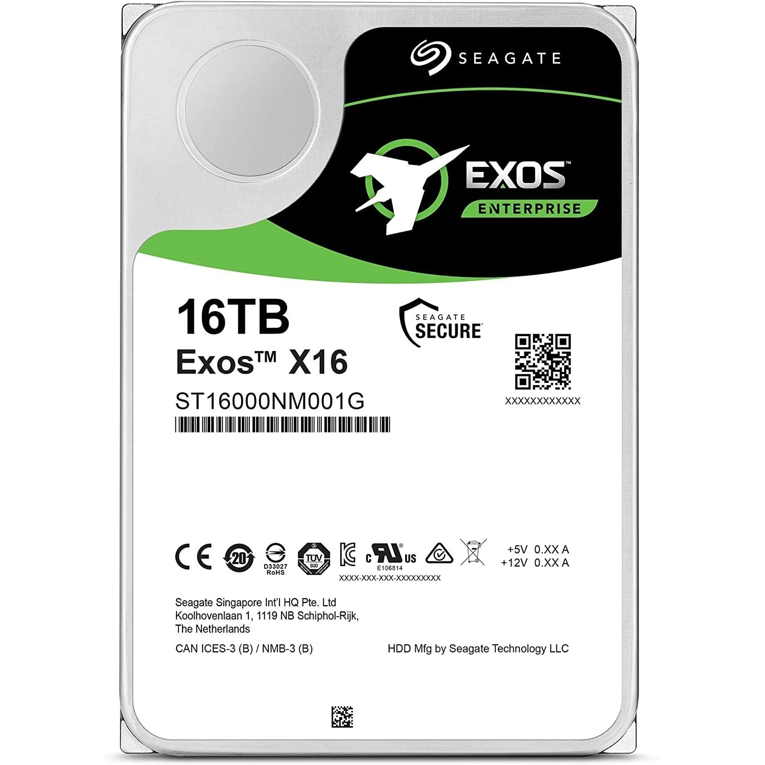 SEAGATE 3.5" 16TB X16 ST16000NM001G 7200 RPM 256MB SATA-3 Güvenlik ve Nas Diski