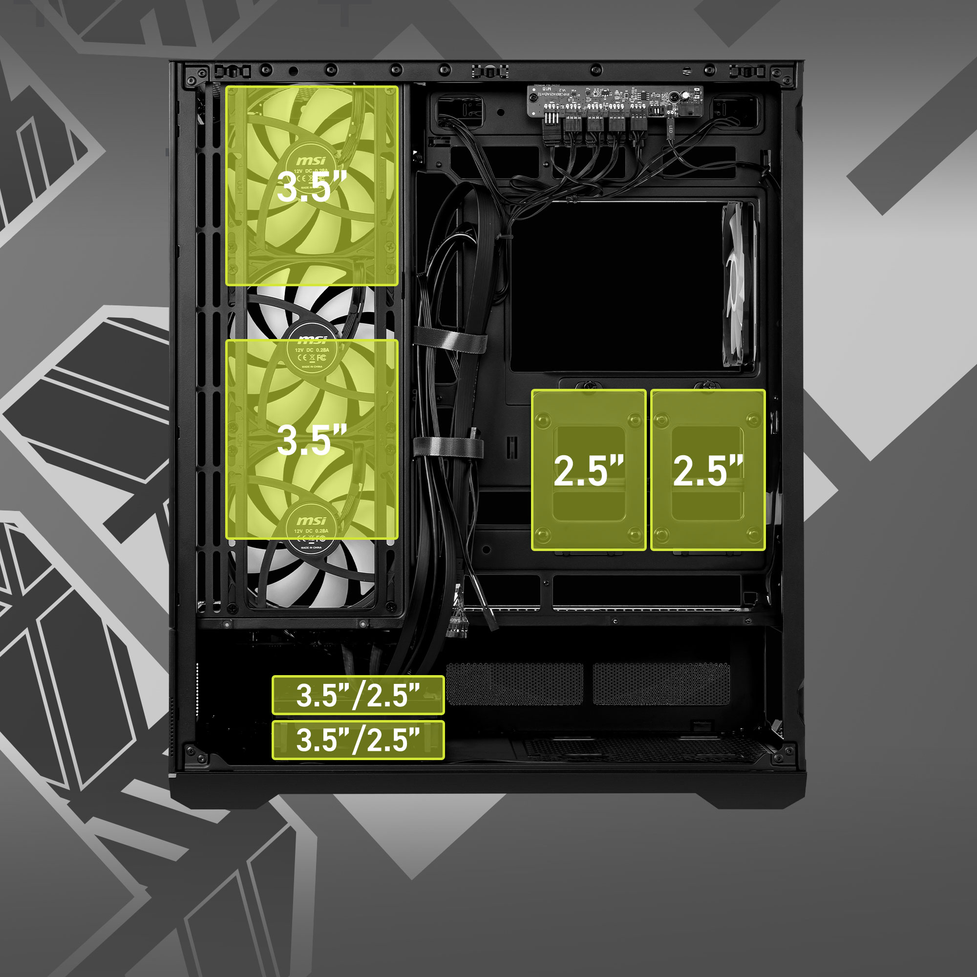 MSI MAG PANO 110R PZ Gaming Mid-Tower PC Kasası
