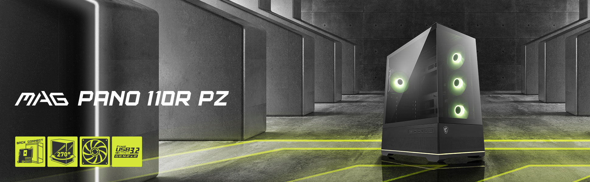 MSI MAG PANO 110R PZ Gaming Mid-Tower PC Kasası