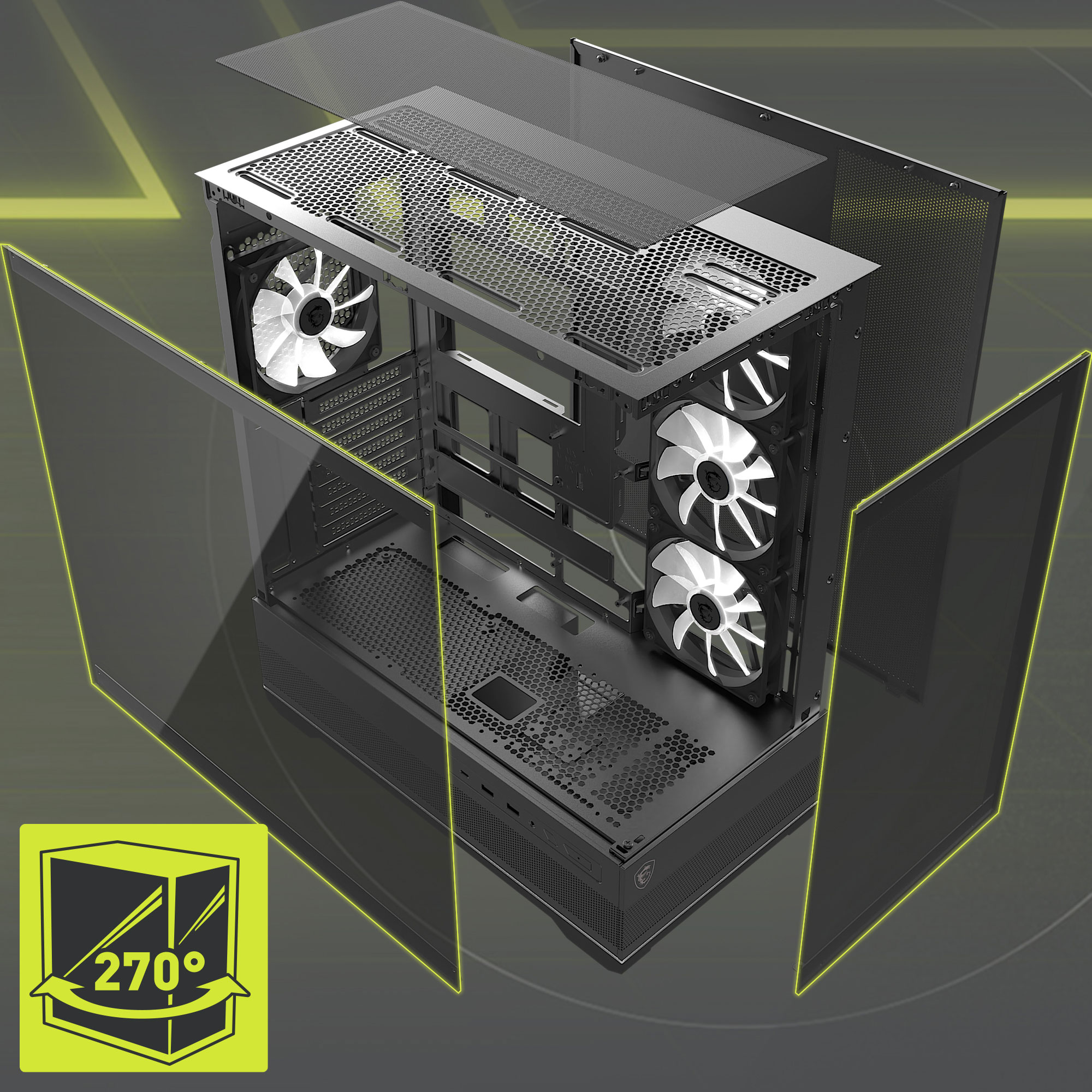 MSI MAG PANO 110R PZ Gaming Mid-Tower PC Kasası