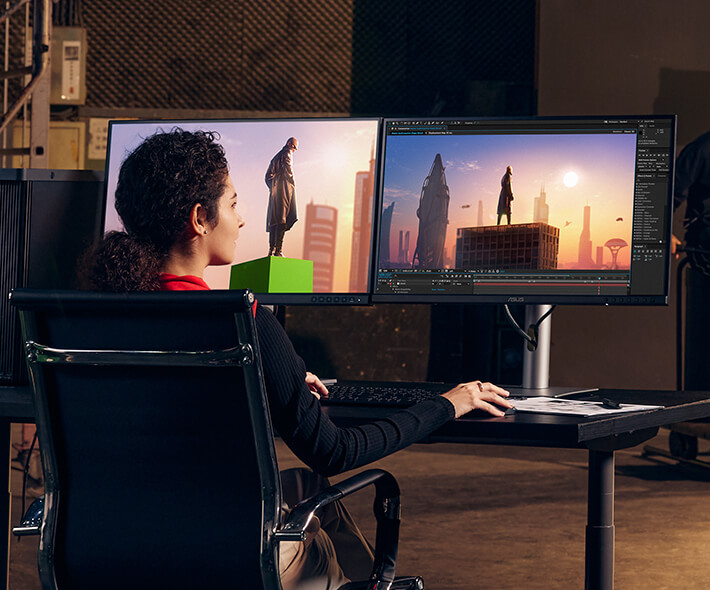 ASUS 27" IPS PROART PA27JCV 5MS 60Hz HDMI-DP-USB-C Pivot Grafik Tasarım Monitör 5120x2880