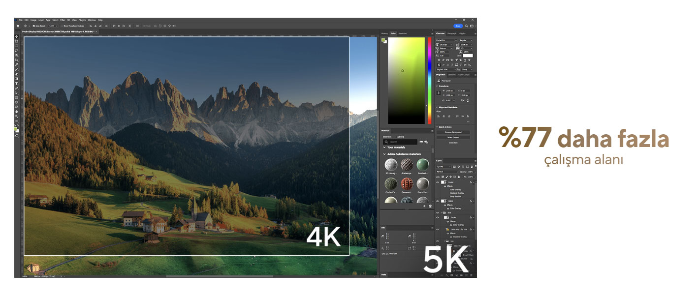 ASUS 27" IPS PROART PA27JCV 5MS 60Hz HDMI-DP-USB-C Pivot Grafik Tasarım Monitör 5120x2880