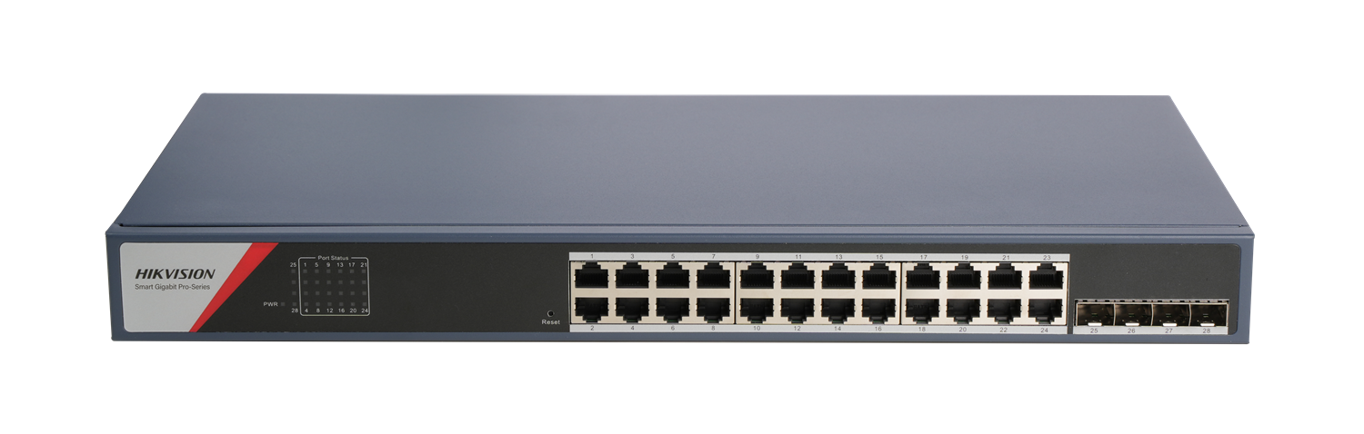 HIKVISION 24port 4-SFP Gigabit Yönetilebilir Switch DS-3E1528-SI-24T4F