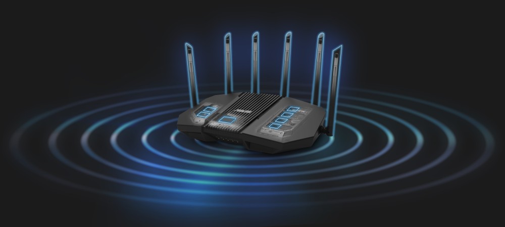 ASUS RT-BE90U Wıfı7 BE9400 AIMESH Router / 90IG0A30-MO9C10