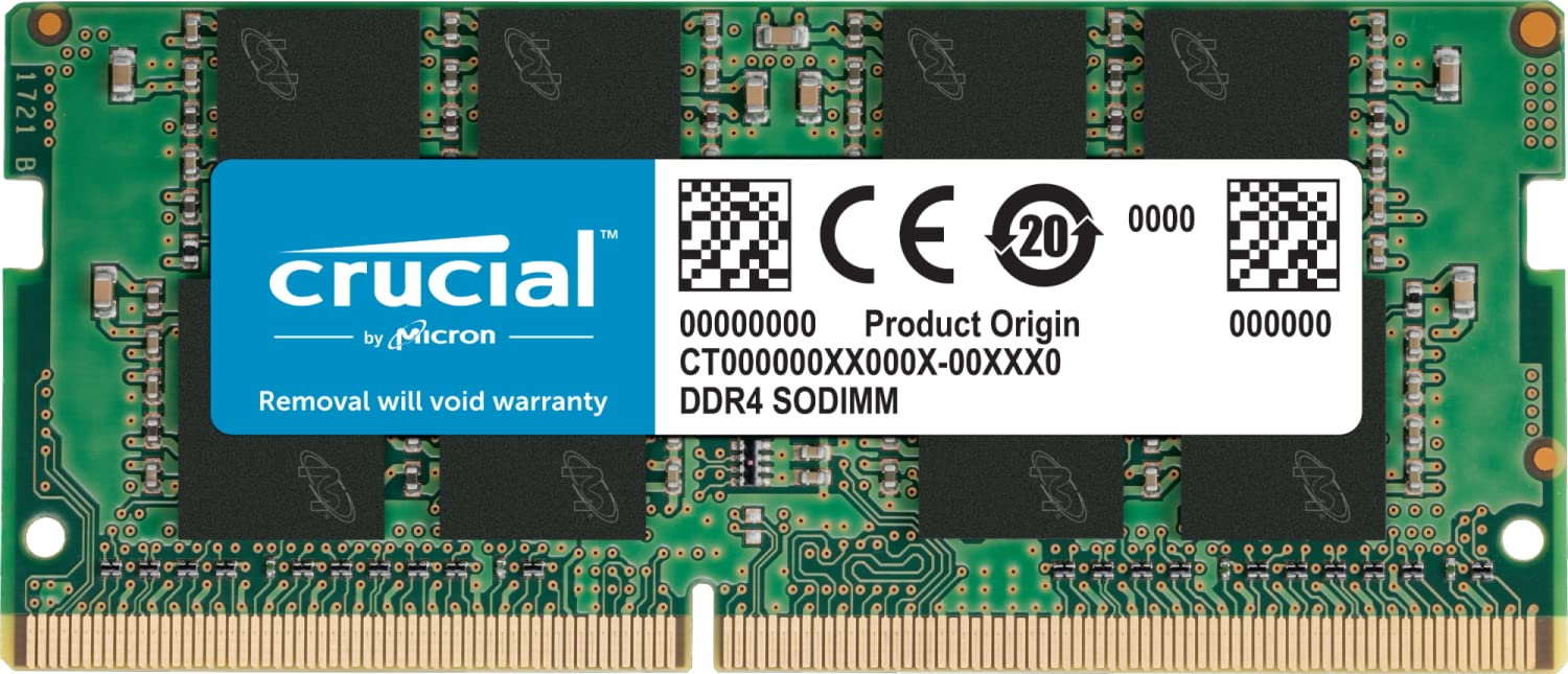 CRUCIAL 16GB DDR4 3200MHZ CL22 NOTEBOOK RAM CT16G4SFD832A