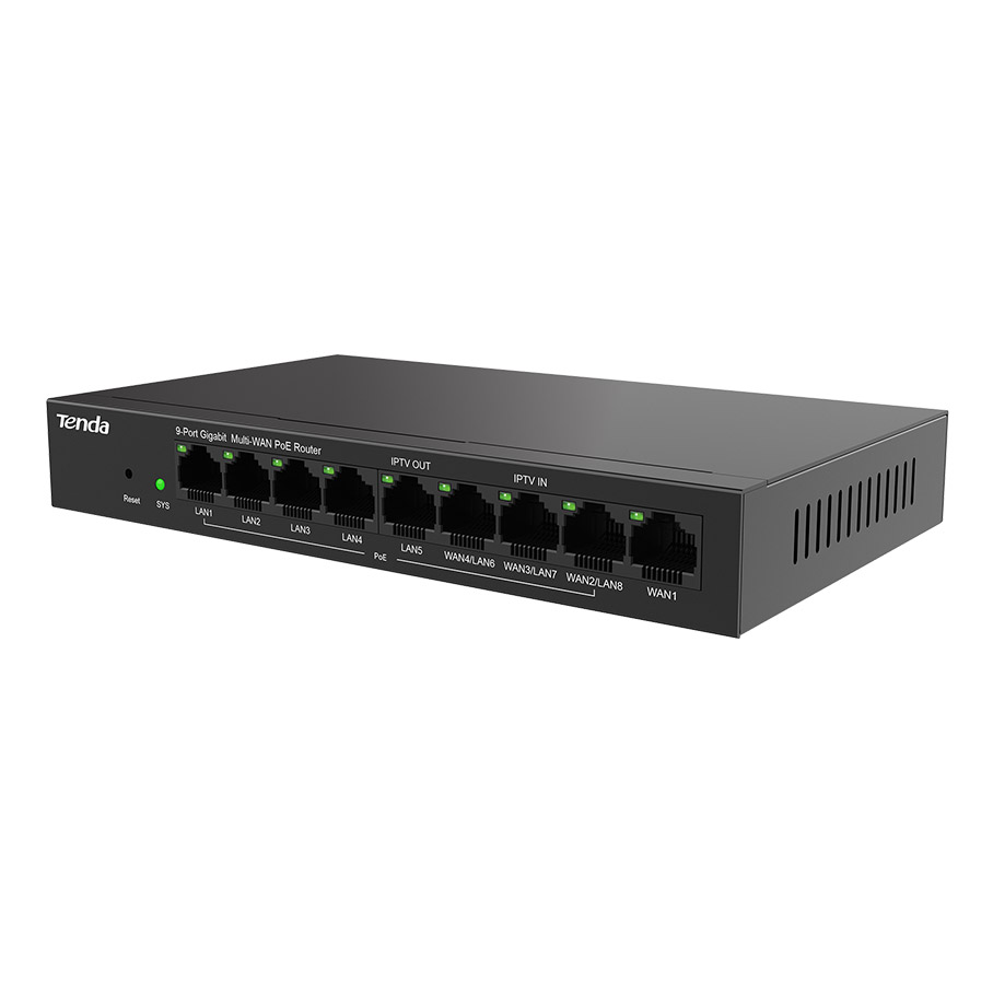 TENDA 9port GO-8G-POE Poe Router ikinci görünüm