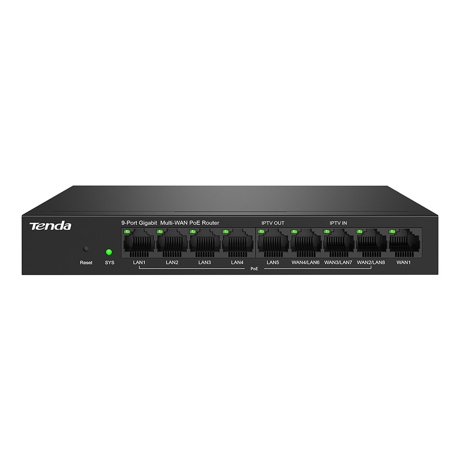 TENDA 9port GO-8G-POE Poe Router