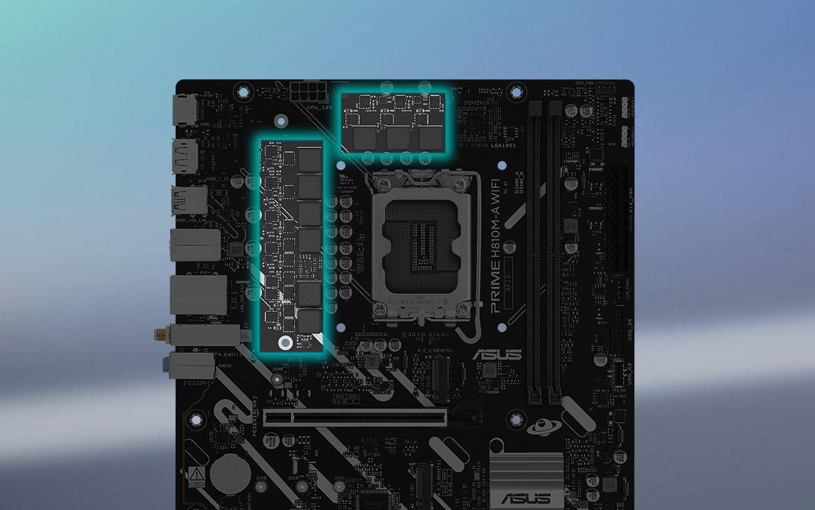 ASUS PRIME H810M-A WIFI6 DDR5 HDMI-DP PCIE 4.0 1851p mATX