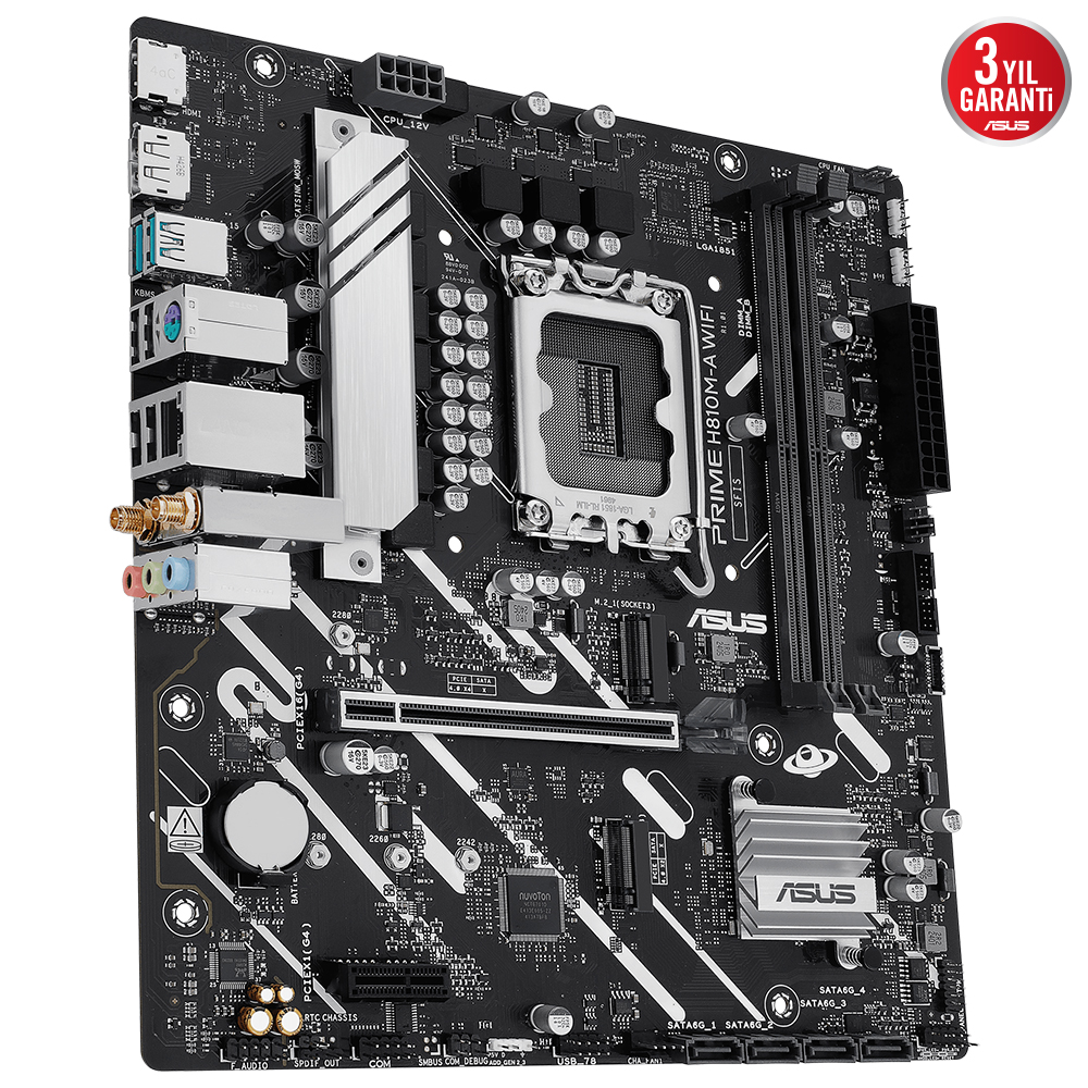 ASUS PRIME H810M-A WIFI6 DDR5 HDMI-DP PCIE 4.0 1851p mATX