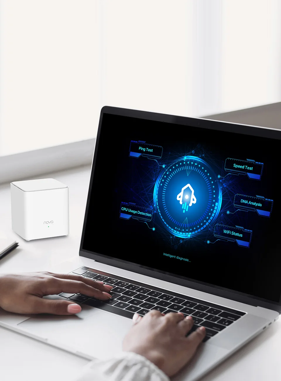 TENDA MX3 WIFI6 AX1500 Çift Bant Mesh Router 3-lü set