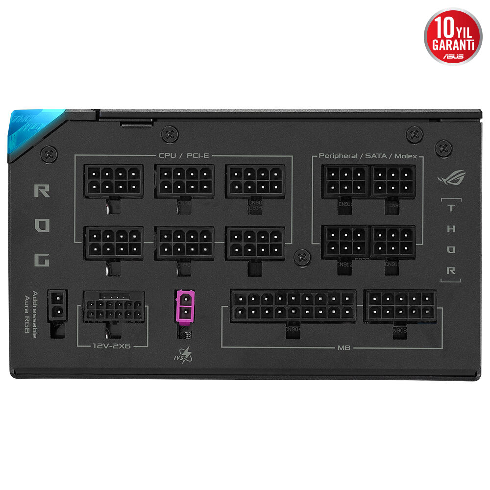 ASUS 1000w 80+ Platinum ROG THOR 1000P3 Tam Modüler Power Supply