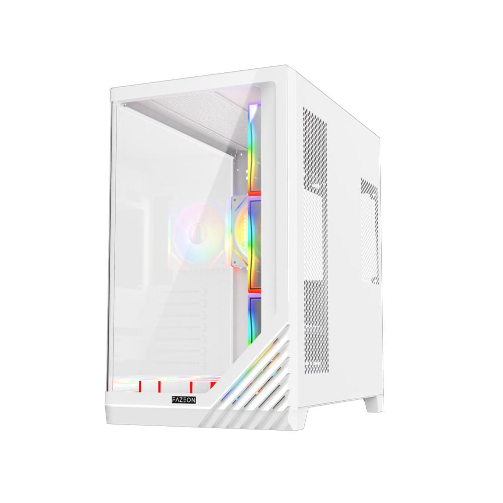 FAZEON F3 750W 80+ BRONZE ARGB ATX Gamıng Pc Kasa Beyaz ikinci görünüm