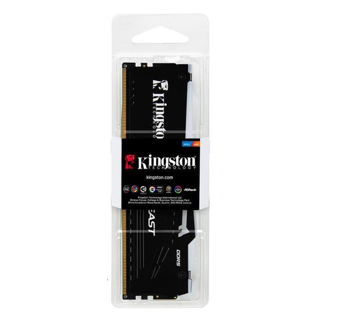 KINGSTON 16GB DDR5 6000MHZ CL36 RGB PC RAM BEAST BLACK EXPO KF560C36BBE2A-16TR