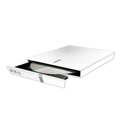 ASUS 8x SDRW-08D2S-U USB 2.0 Slim Harici DVD Yazıcı Beyaz ikinci görünüm