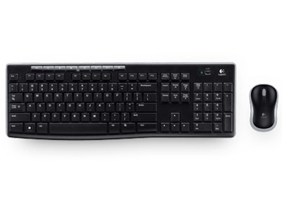 LOGITECH MK270 Kablosuz Q Trk Siyah Klavye - Mouse Set (920-004525)
