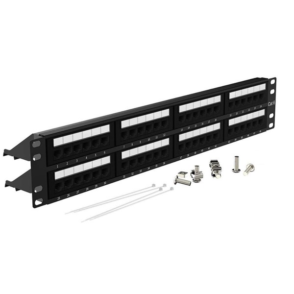 CODEGEN 2U 48port Cat6 Utp Patch Panel COD648 ikinci görünüm